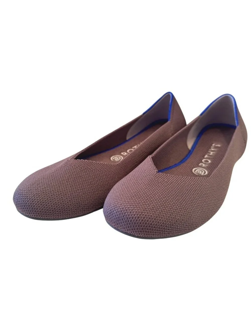 Rothy’s Flat Mink size 8.5 Gray Mauve Round Toe NWOB